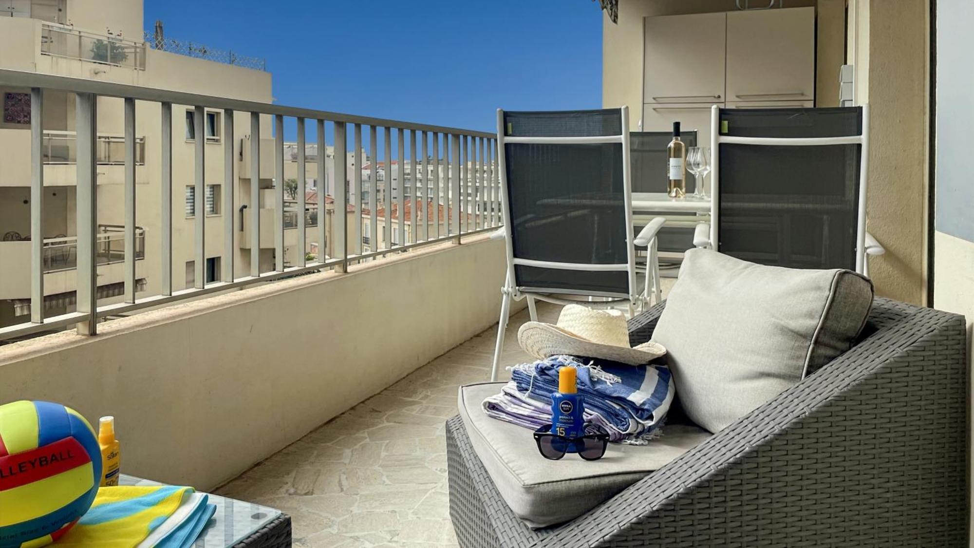 Appartement 2 Modern, Terrace And Parking Cannes
